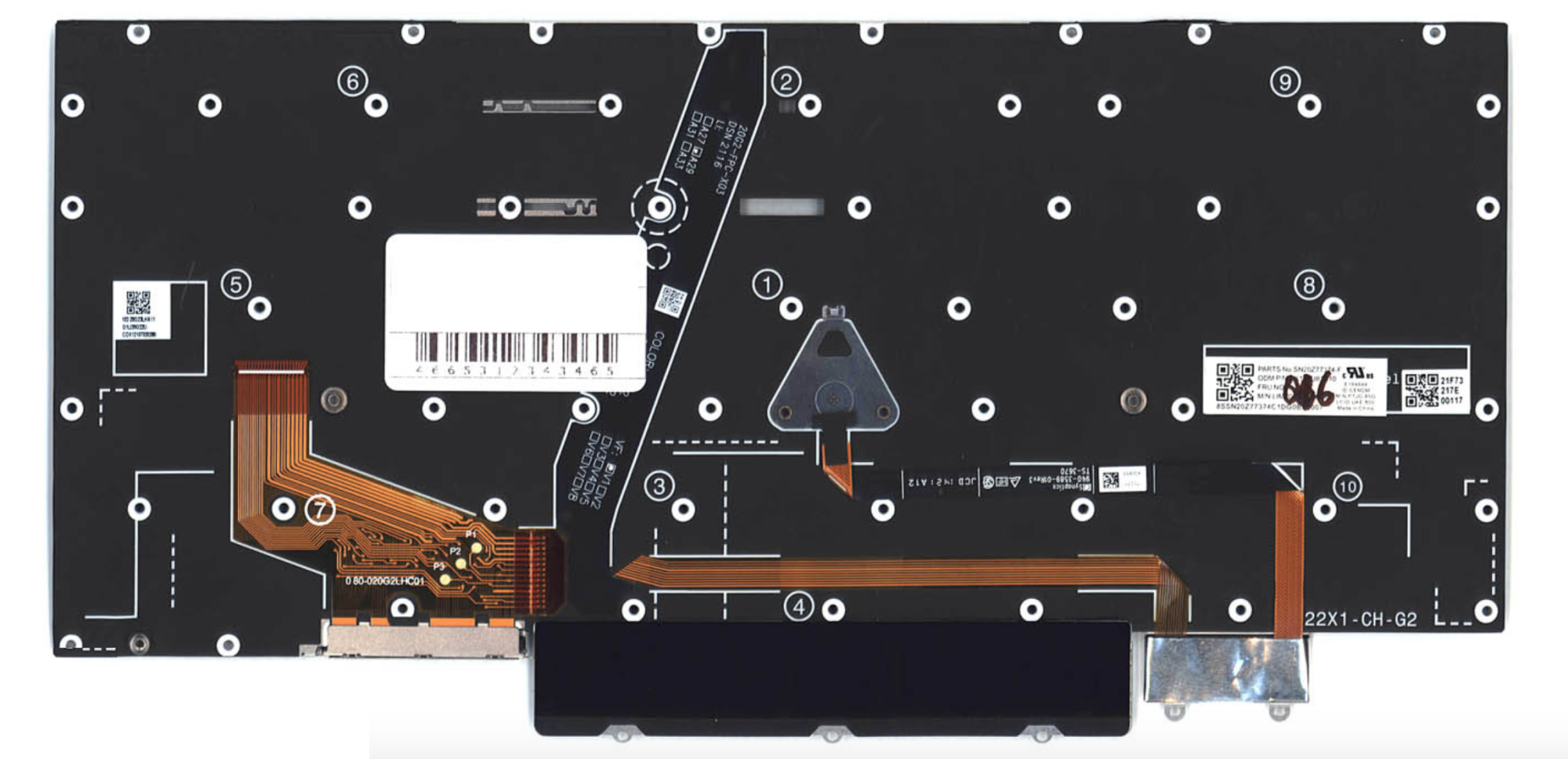 Клавиатура Lenovo ThinkPad X1 Carbon Gen 9 OEM