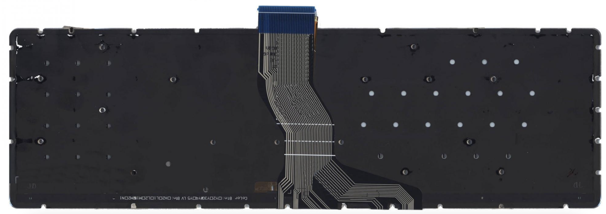 Клавиатура HP 15-bs серебристая, с подсветкой, OEM