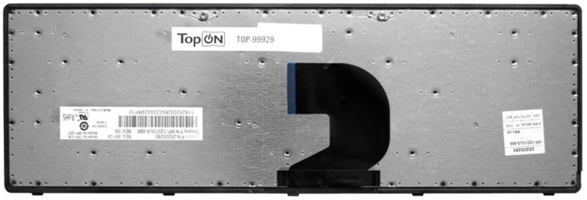 Клавиатура Lenovo IdeaPad Z500 с серой рамкой OEM