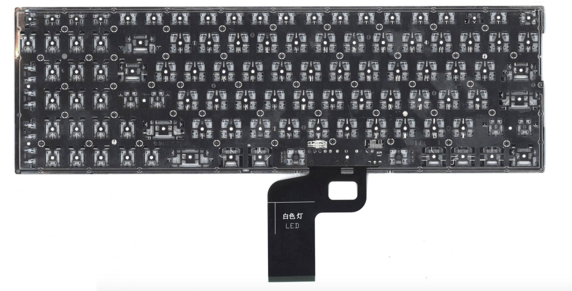 Клавиатура Asus Q504UA серебристая с подсветкой, OEM