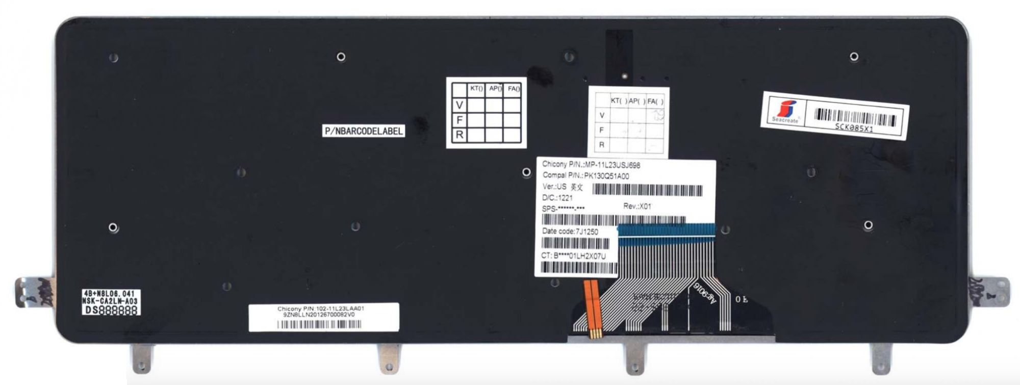 Клавиатура HP Spectre Touchsmart 15-4010NR OEM