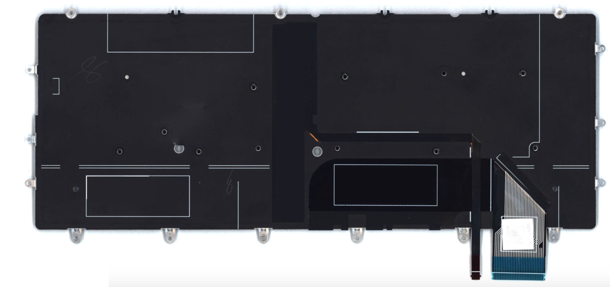 Клавиатура DELL XPS 13, 9370-7895 с подсветкой, OEM