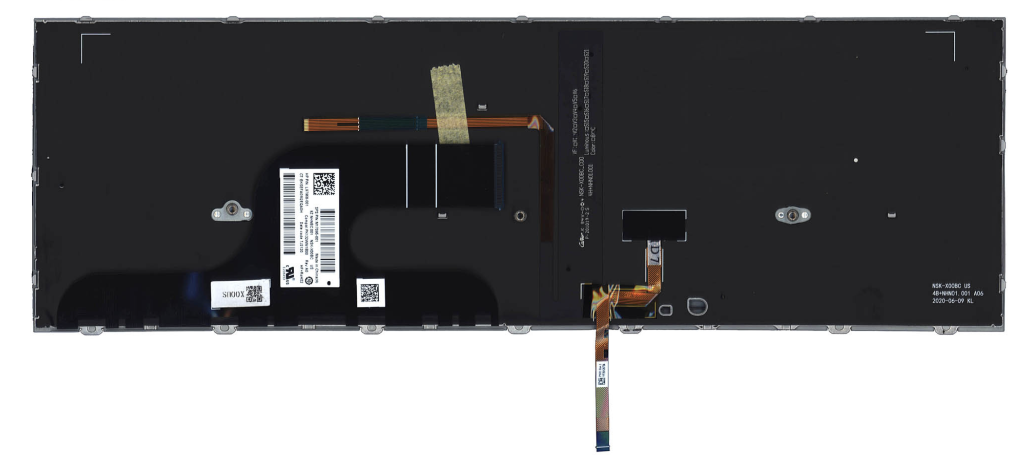 Клавиатура HP ZBook Fury 15 G7 с подсветкой, OEM