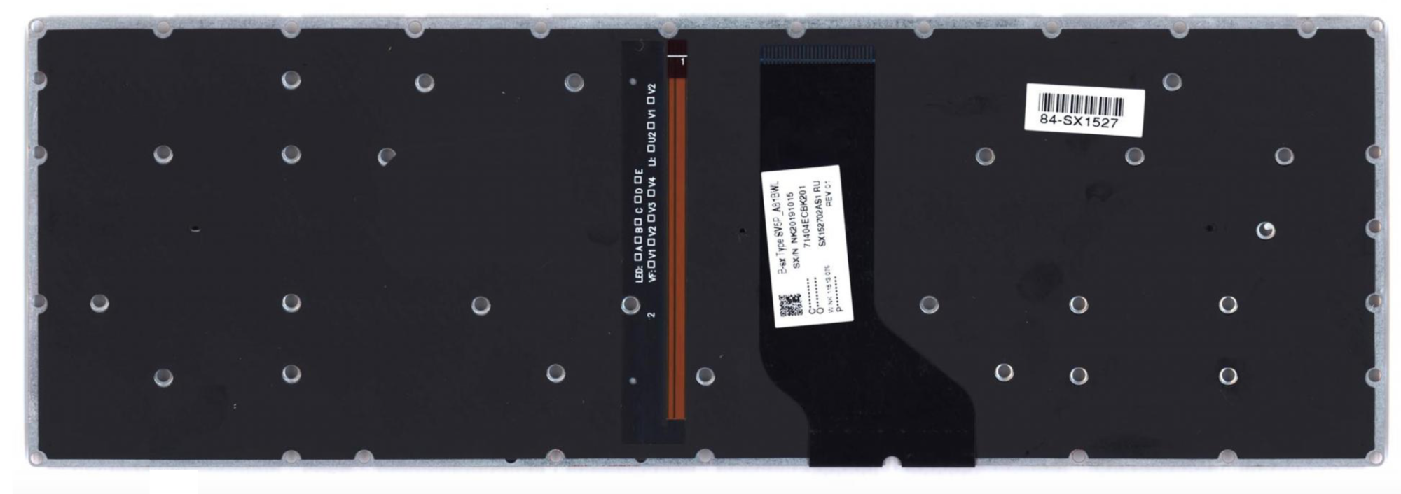 Клавиатура Acer Aspire VN7-593G-73FZ с красной подсветкой, OEM