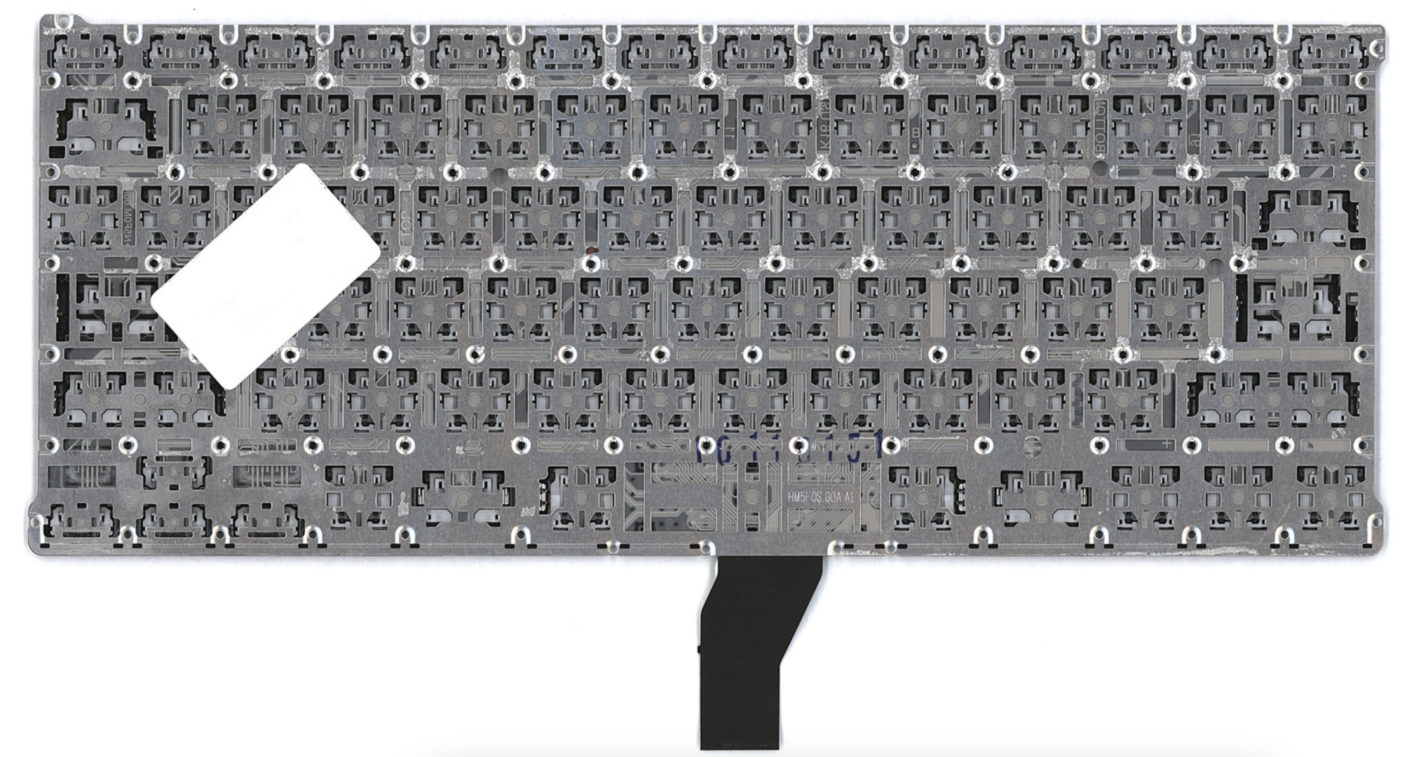 Клавиатура Apple MacBook Air 13.3" 2017 A1466 (MQD32LL/A) плоский Enter, без подсветки, OEM