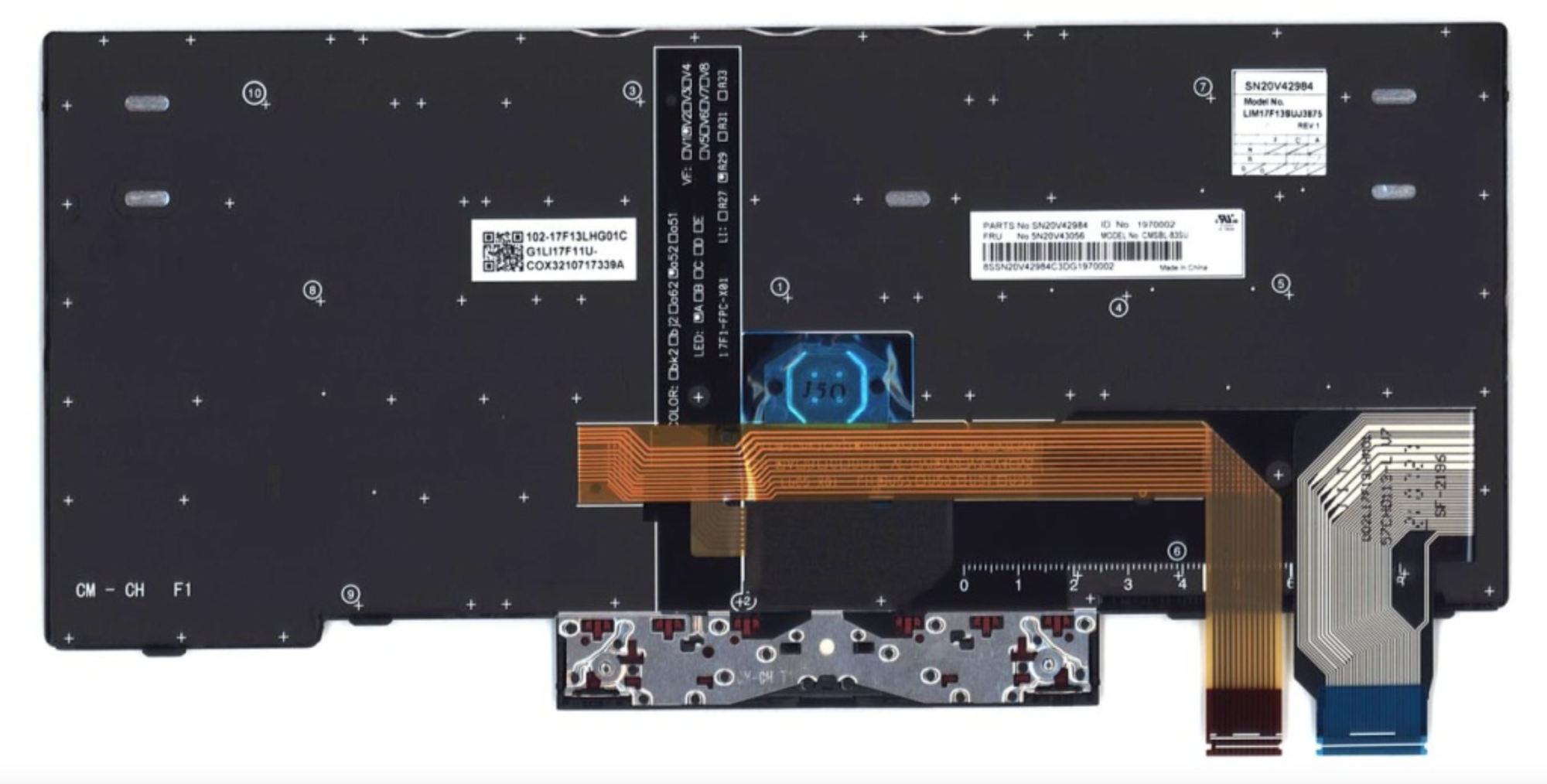 Клавиатура LENOVO ThinkPad L13 с подсветкой и указателем, OEM