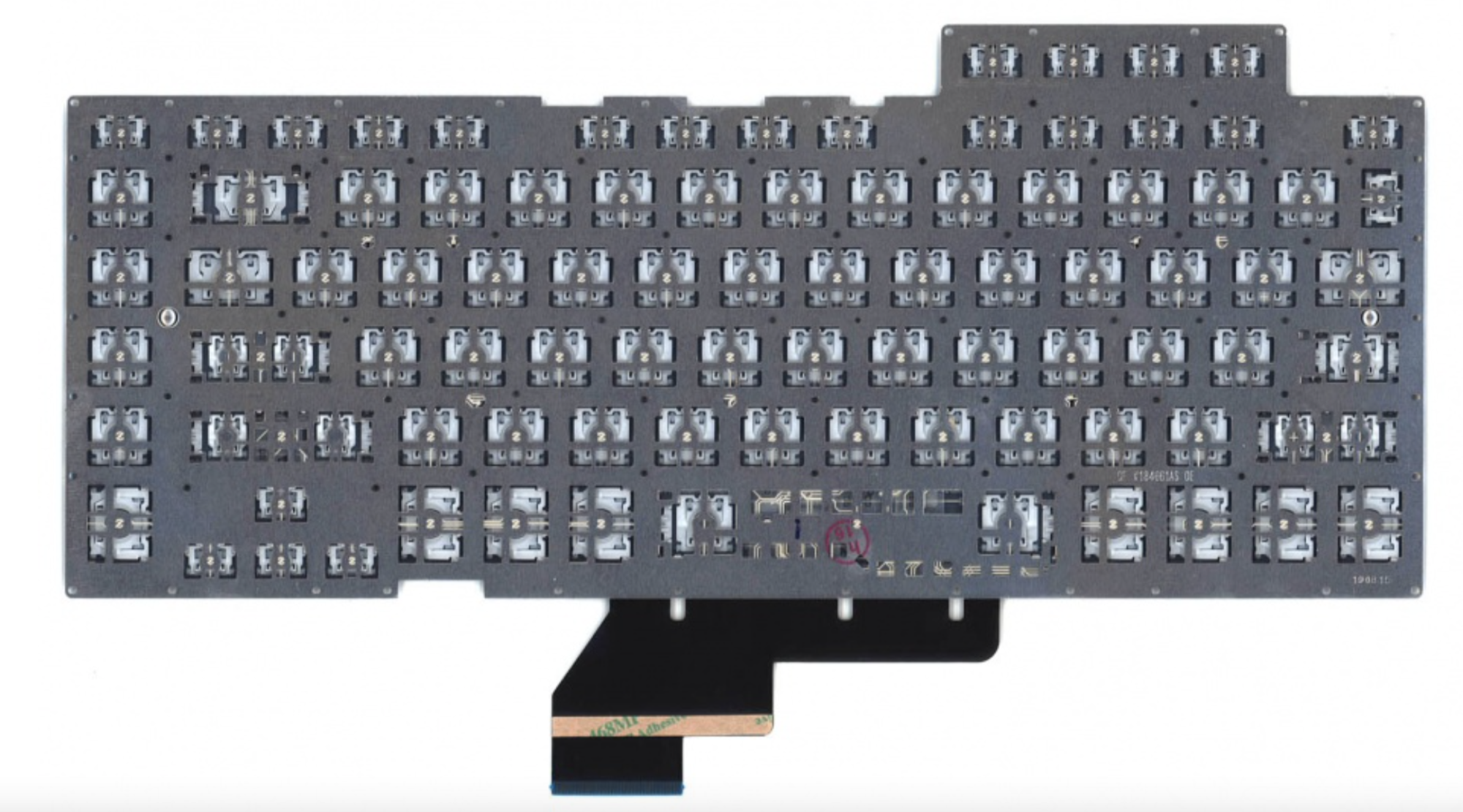 Клавиатура ASUS ROG GU502GU-ES065T ZEPHYRUS M c подсветкой, маленький энтер, OEM