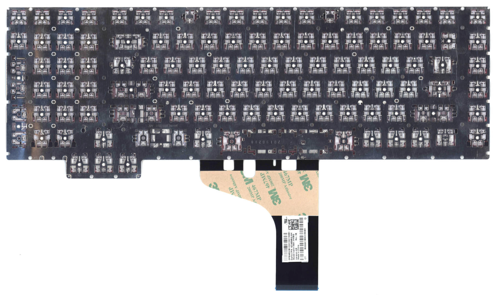 Клавиатура HP Omen 17-an121ur с RGB подсветкой, OEM