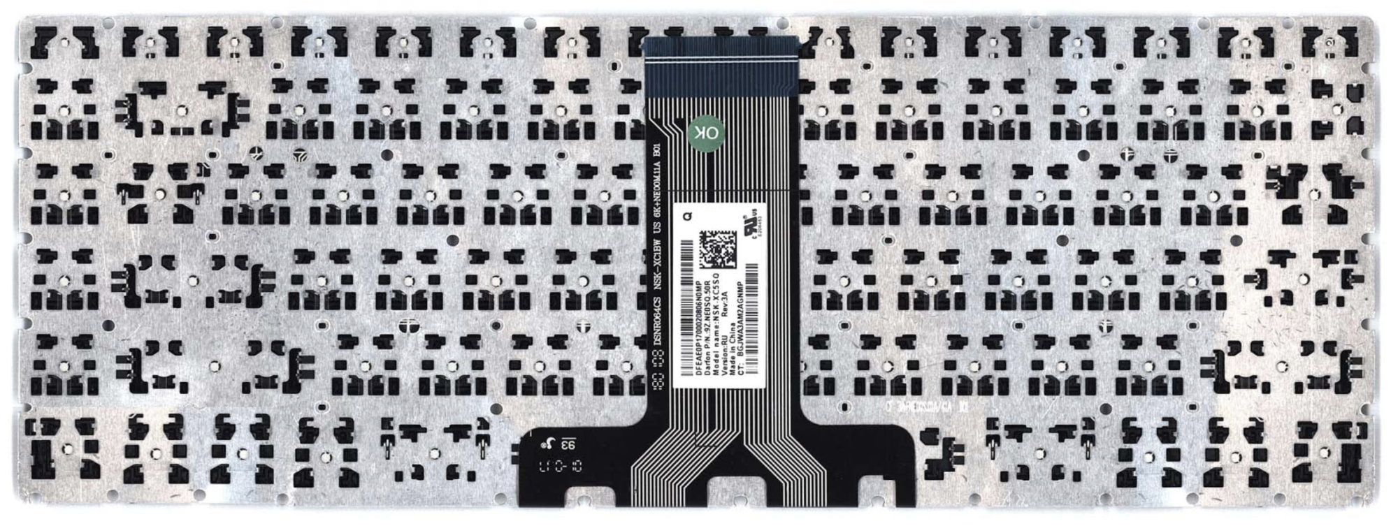 Клавиатура HP 240 G6 4BD01EA без рамки, OEM