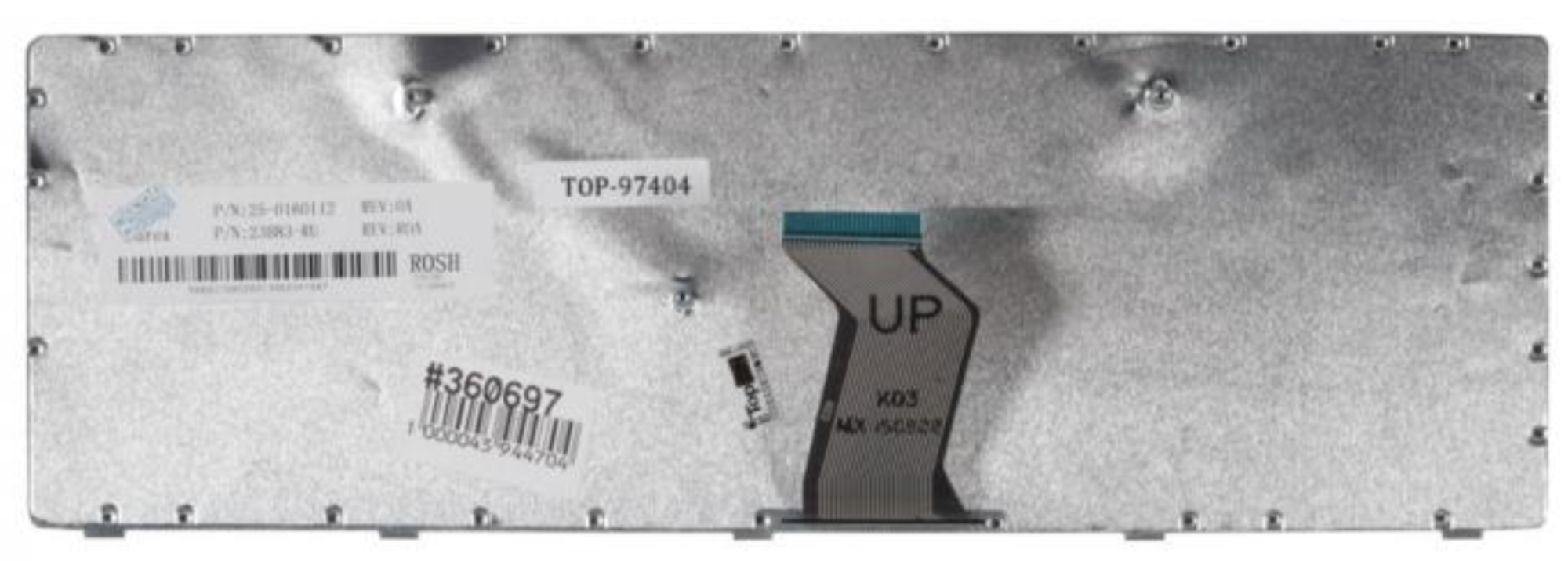 Клавиатура Lenovo IdeaPad G700 черная с рамкой OEM