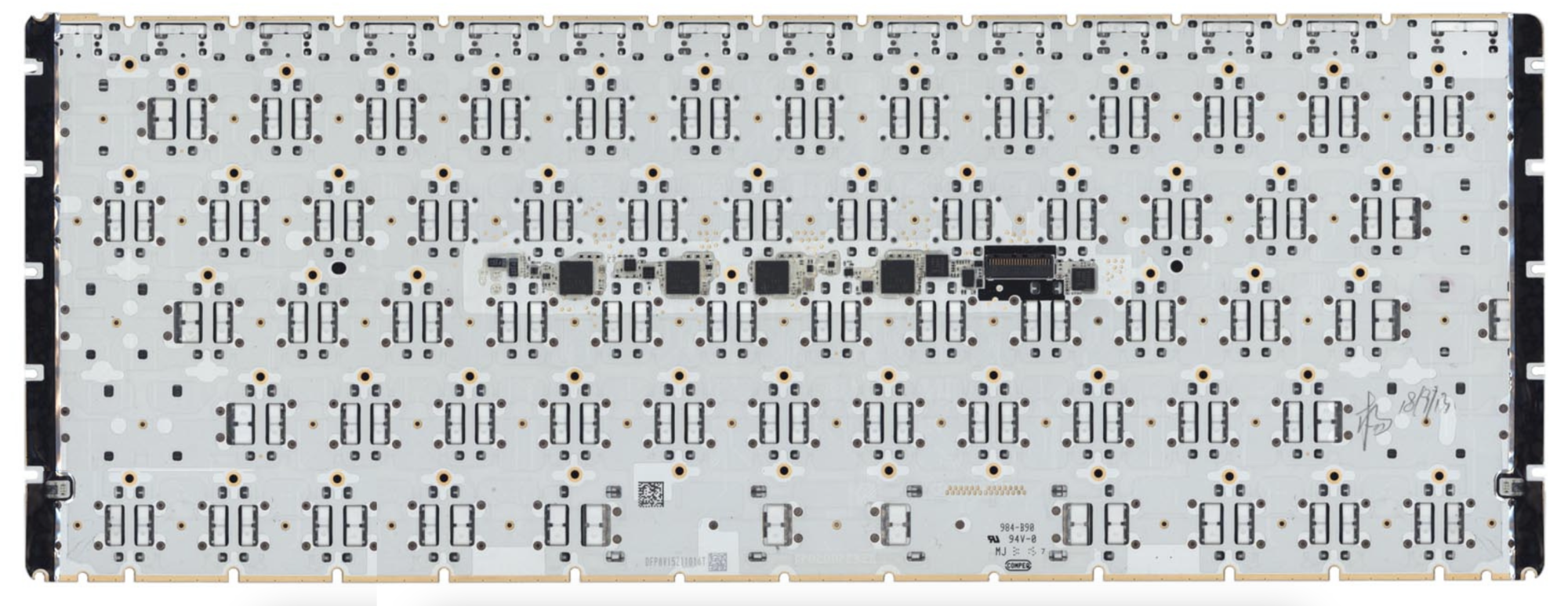 Клавиатура Apple MacBook 12" начало 2015 A1534 (MK4M2LL/A) маленький Enter, OEM